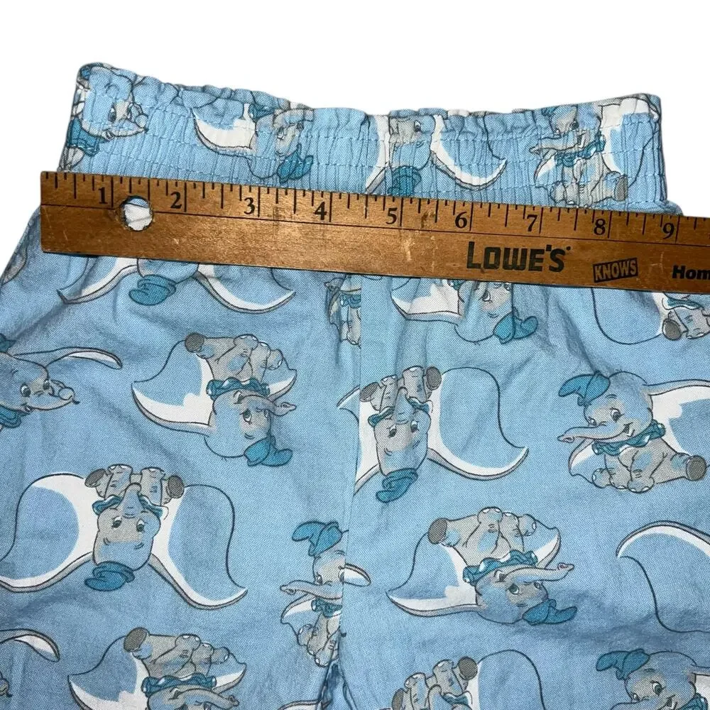 Disney Baby Dumbo's blue graphic pull on cotton pants size 24 months